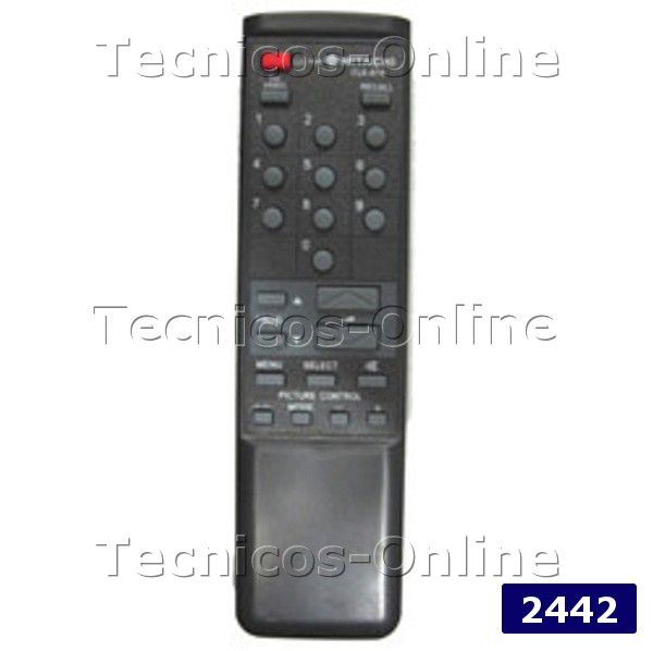 2442 Control Remoto TV HITACHI GRUNDIG