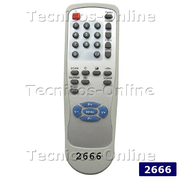 2666 Control Remoto TV AUDIOLOGIC DATSUN CROWN MUSTANG KEN BROWN