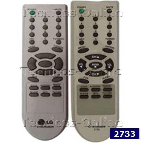 2733 Control Remoto TV LG6710V00090N LG