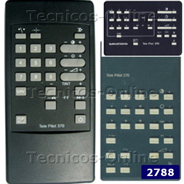 2788 Control Remoto TV TP370 GRUNDIG