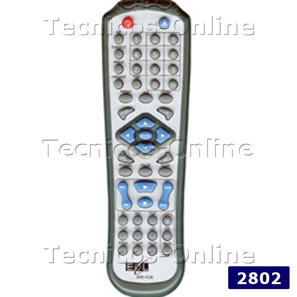 2802 Control Remoto DVD EOLITE TAKUMA