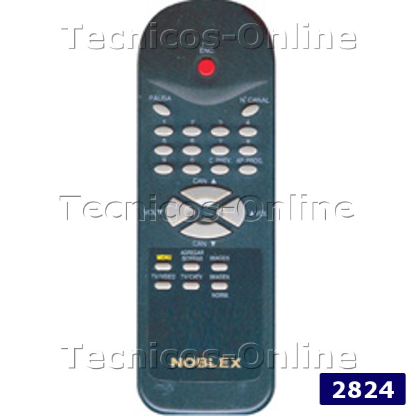 2824 Control Remoto TV NOBLEX GRUNDIG