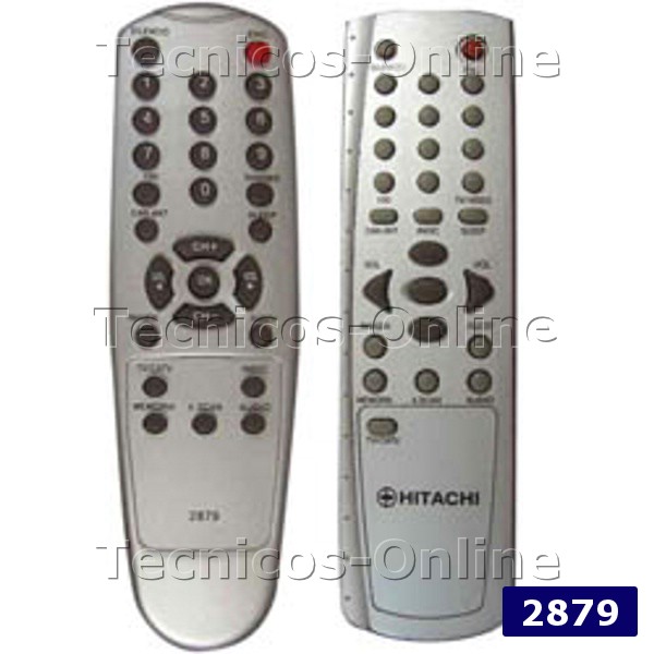 2879 Control Remoto TV HITACHI TOSHIBA