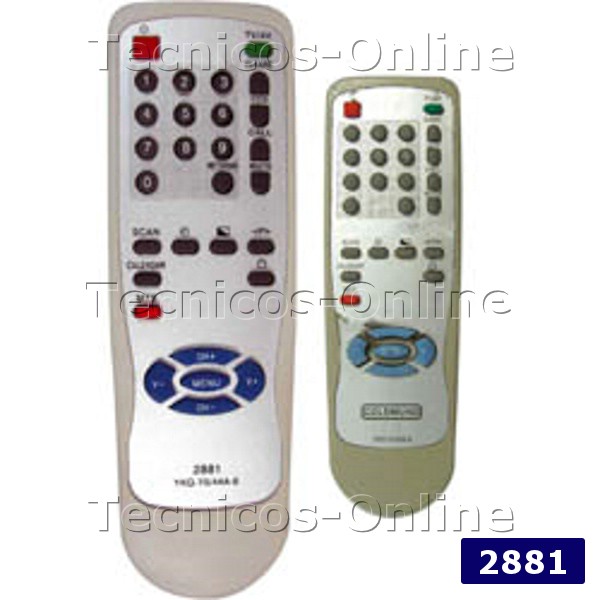 2881 Control Remoto TV GOLDMUND YKQ-70/44A-6