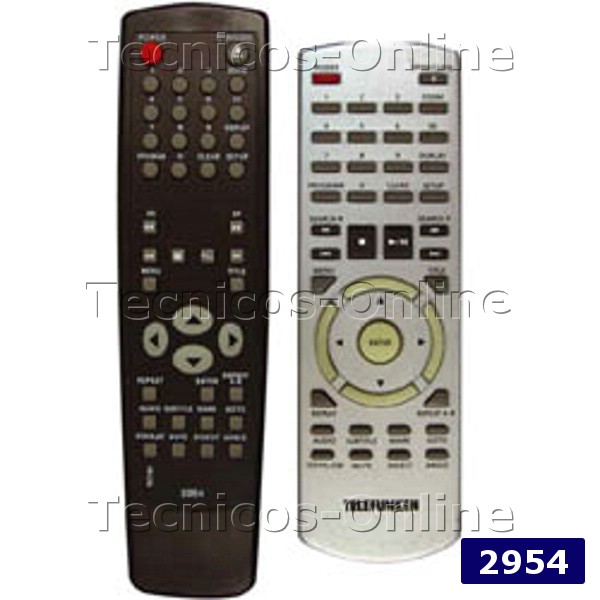 2954 Control Remoto DVD TELEFUNKEN