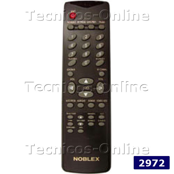 2972 Control Remoto TV NOBLEX