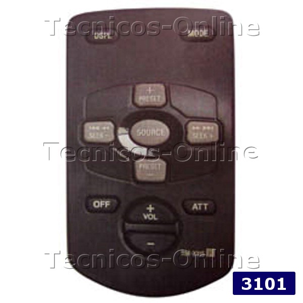 3101 Control Remoto AUDIO RM-X115 SONY