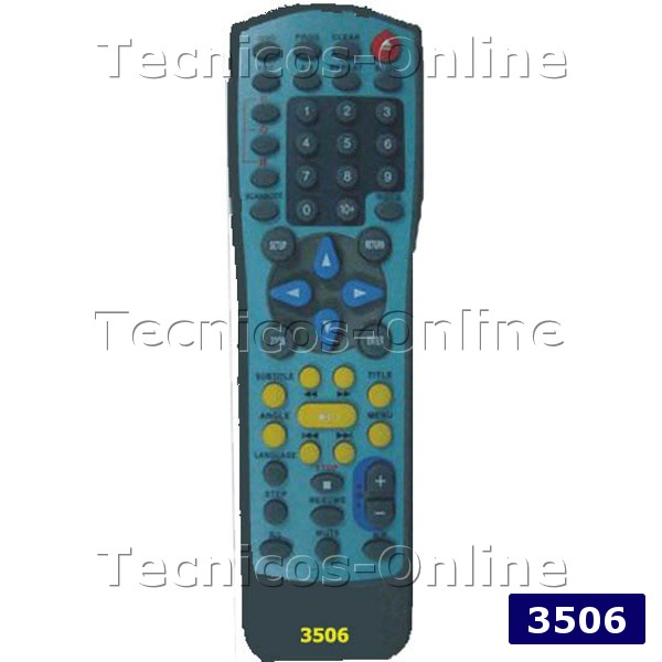 3506 Control Remoto DVD ELTEC