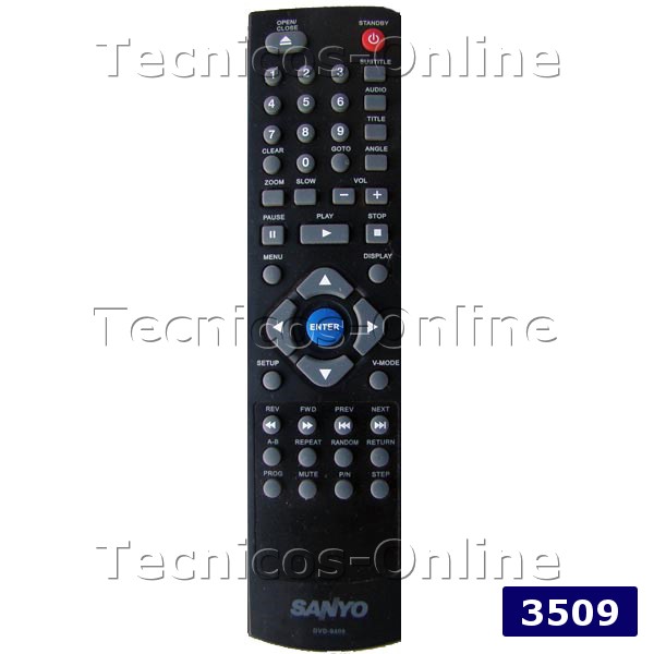 3509 Control Remoto DVD NOBLEX