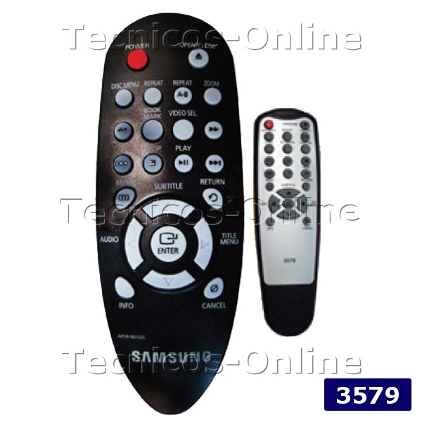 3579 Control Remoto DVD SAMSUNG  AK59-00103C