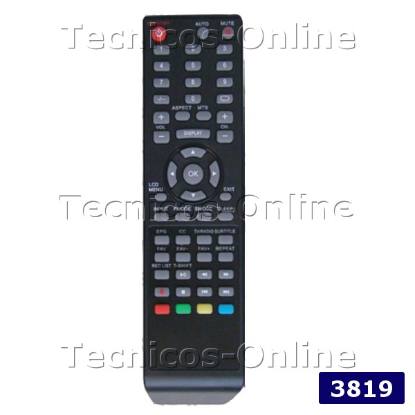 3819 Control Remoto LCD  KEN BROWN ADMIRAL