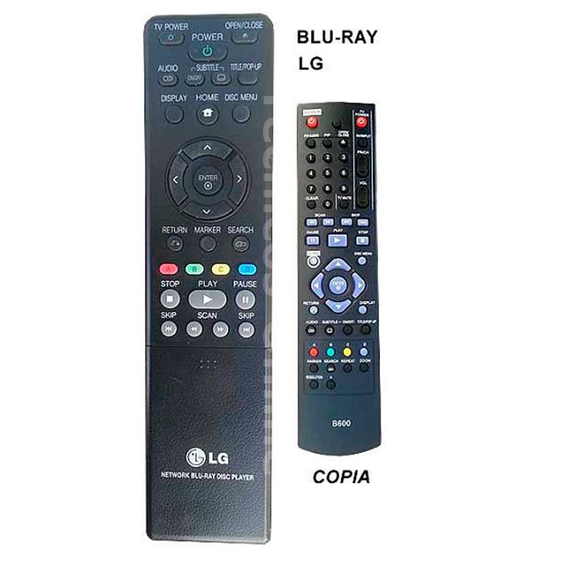BLU-600 CONTROL REMOTO  BLUE-RAY LG