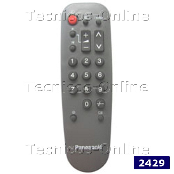 2429 Control Remoto TV PANASONIC