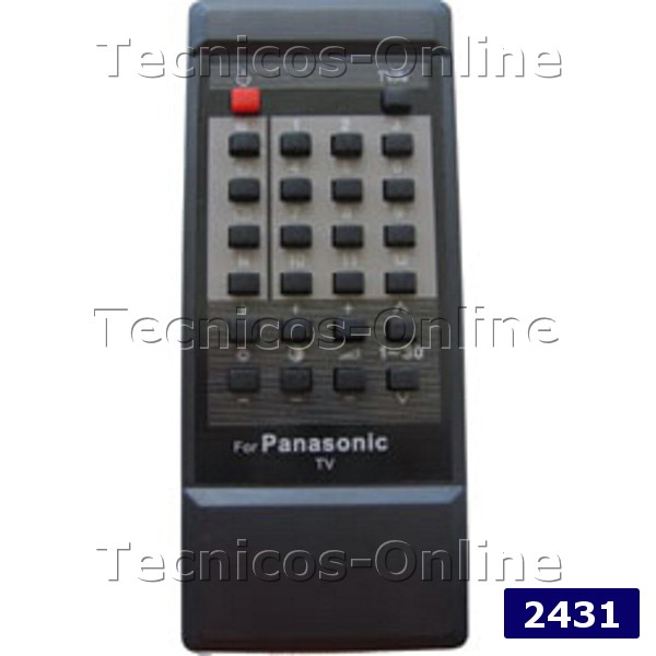 2431 Control Remoto TV MITSUBISHI NATIONAL PANASONIC
