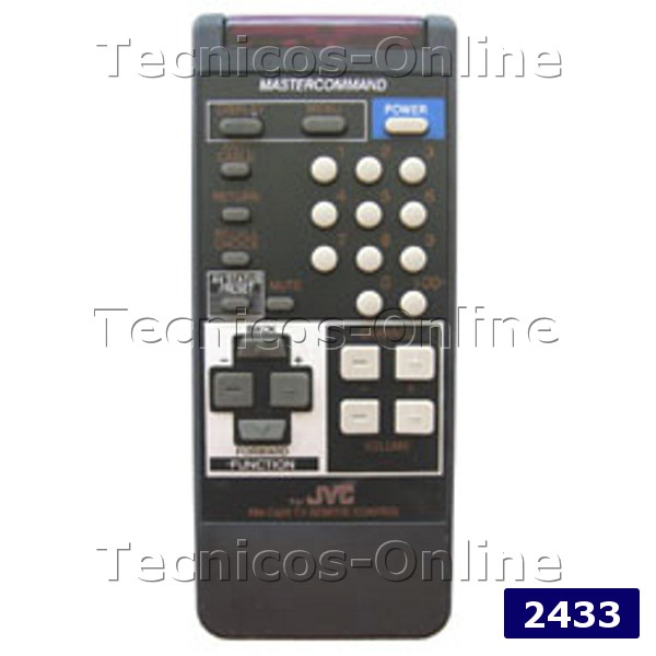 2433 Control Remoto TV RM-C423 RM-C424 JVC