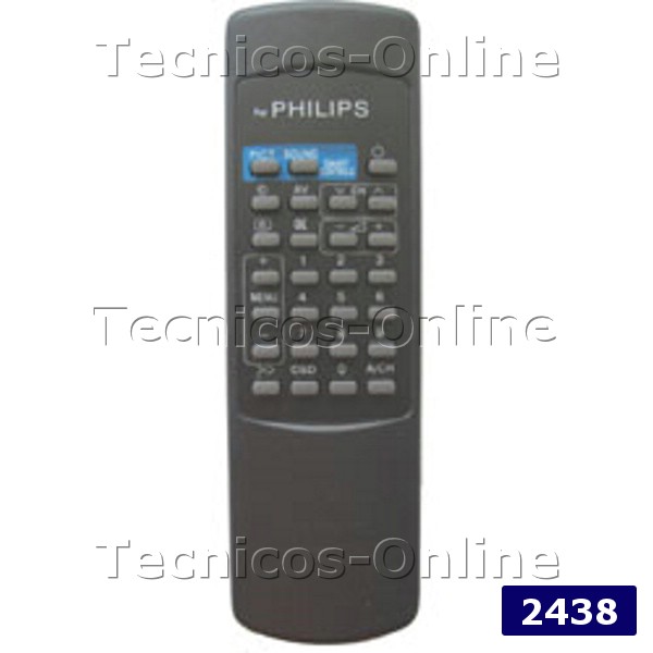 2438 Control Remoto TV  RC0301 PHILIPS WESTINGHOUSE