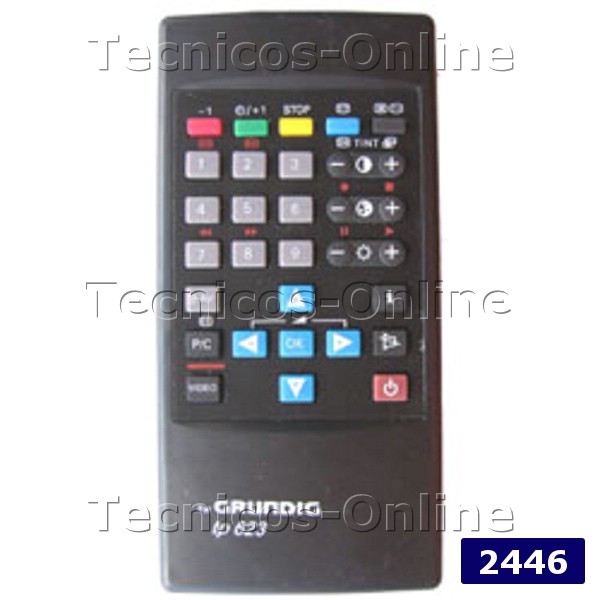 2446 Control Remoto TV TP623 TP622 GRUNDIG