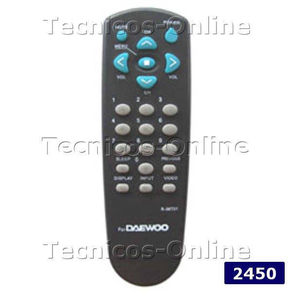 2450 Control Remoto TV R-38T01 PHILCO TONOMAC