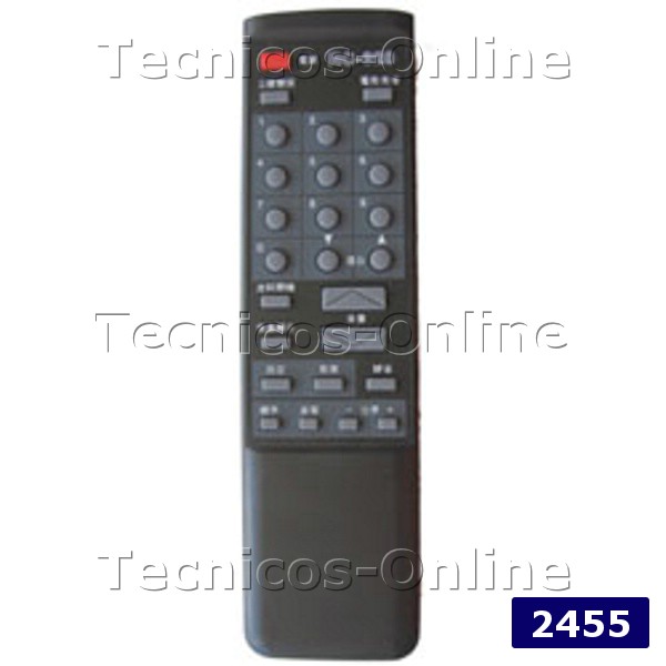 2455 Control Remoto TV RC-328 TALENT TELEFUNKEN