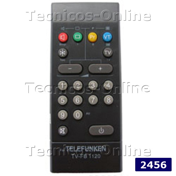 2456 Control Remoto TV FB1120 TELEFUNKEN TALENT