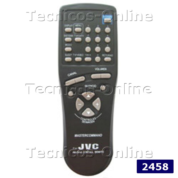 2458 Control Remoto TV RMC445 JVC GRUNDIG GRADIENTE