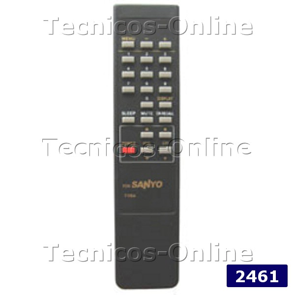 2461 Control remoto TV FXBA Sanyo