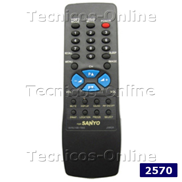 2570 Control Remoto TV JXMGR SANYO ADMIRAL