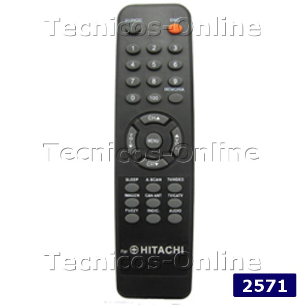 2571 Control Remoto TV CPT2155S HITACHI