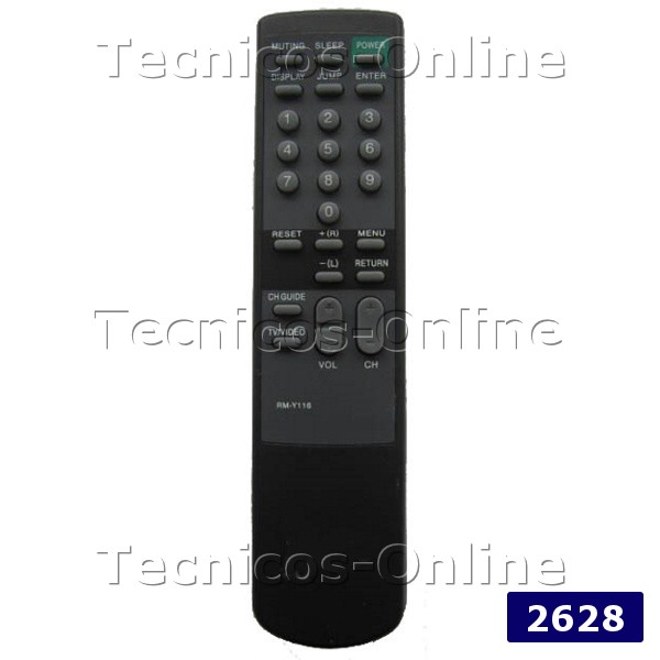 2628 Control Remoto TV RMY-116 SONY