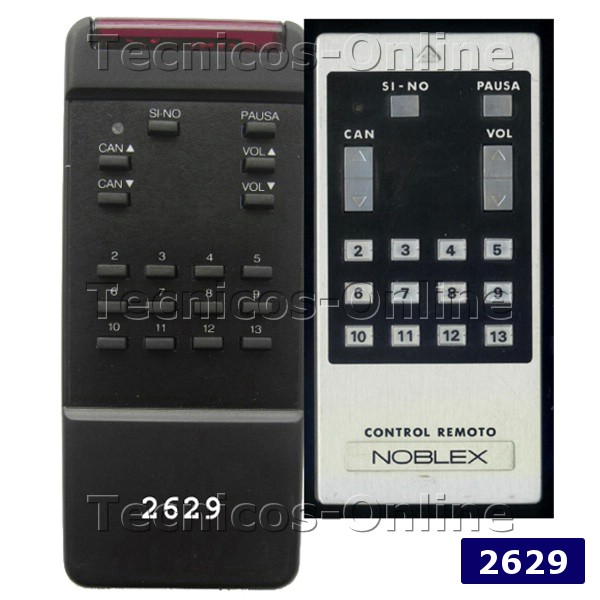2629 Control Remoto TV TC650 DEWO HITACHI NOBLEX