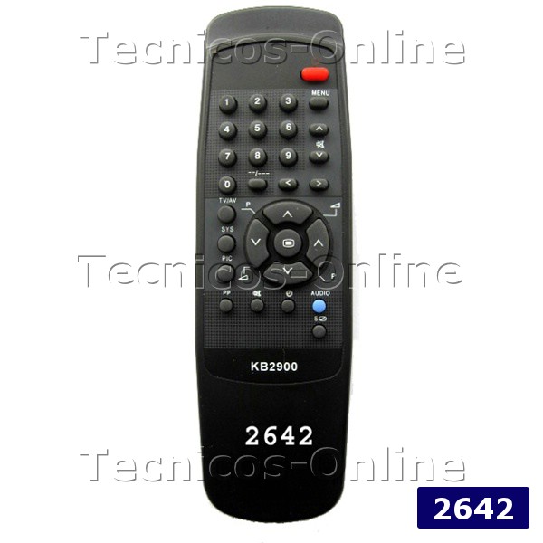 2642 Control Remoto TV KB2900  TALENT PANASONIC KEN BROWN