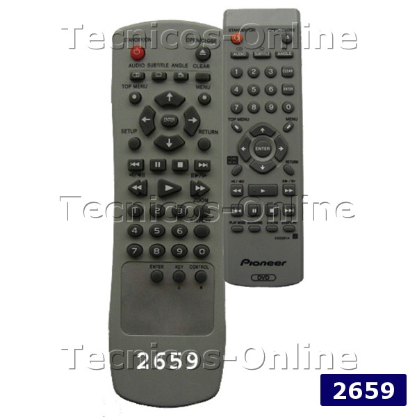 2659 Control Remoto DVD PIONNER PHILCO