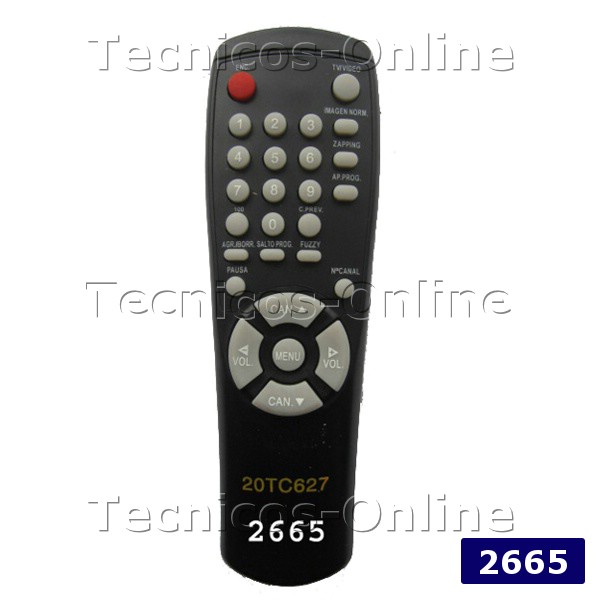 2665 Control remoto TV NOBLEX TOP HOUSE