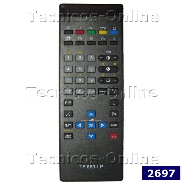 2697 Control Remoto TV TP663 GRUNDIG