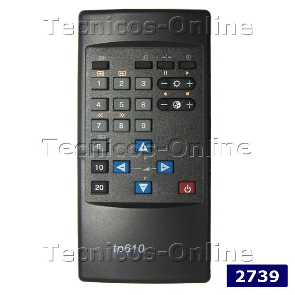 2739 Control Remoto TV TP610 GRUNDIG
