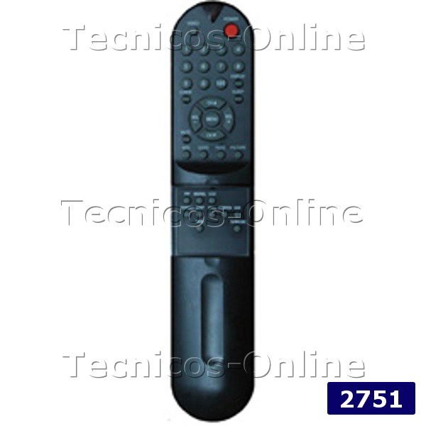 2751 Control Remoto TV ADMIRAL BASIC LINE DEWO EMERSON PHILCO