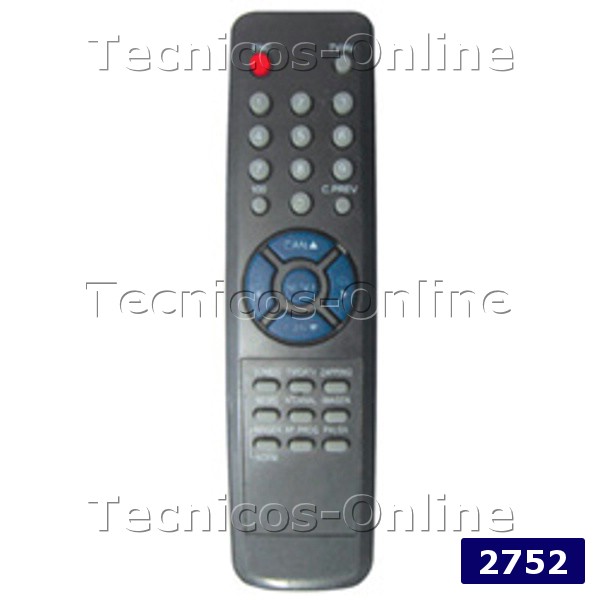 2752 Control Remoto TV ALFIDE CROWN MUSTANG PHILCO TALENT