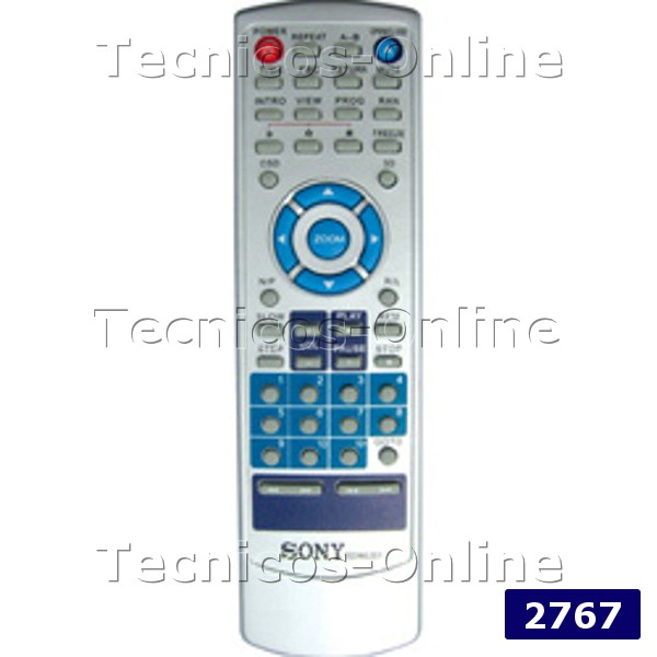 2767 Control Remoto DVD SONY TRIMAX