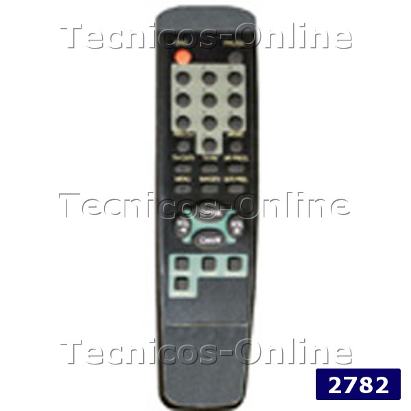 2782 Control Remoto TV CROWN MUSTANG ADMIRAL ALFIDE GRUNDIG