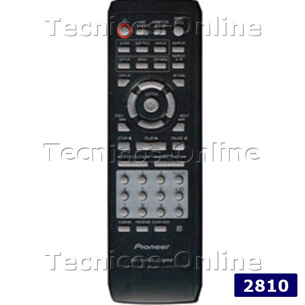 2810 Control Remoto DVD VXX2702 PIONNER