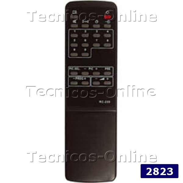 2823 Control Remoto TV RC-235 KOTRON WETINGHOUSE WINCO