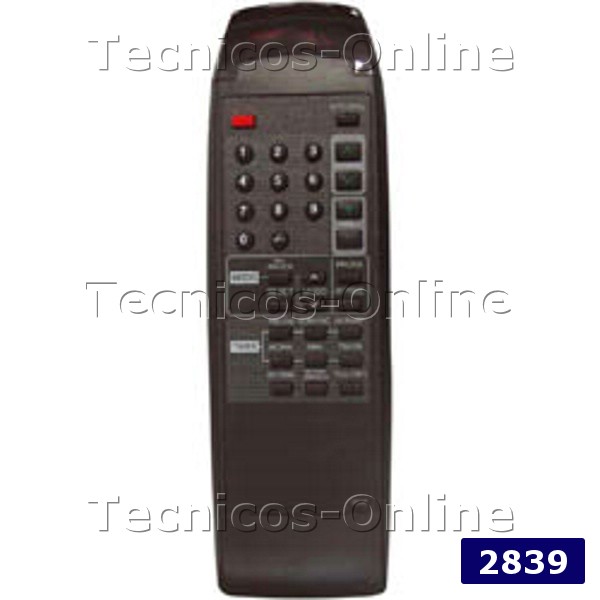 2839 Control Remoto TV ITT NOKIA KENIA