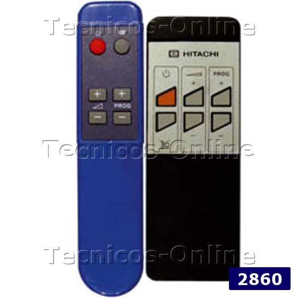 2860 Control Remoto TV HITACHI SHARP