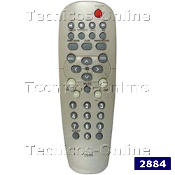 2884 Control Remoto TV PHILIPS