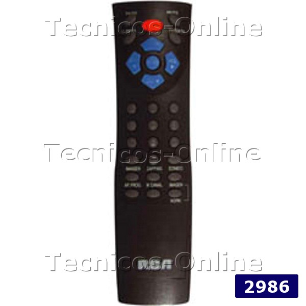 2986 Control Remoto TV RCA SONY