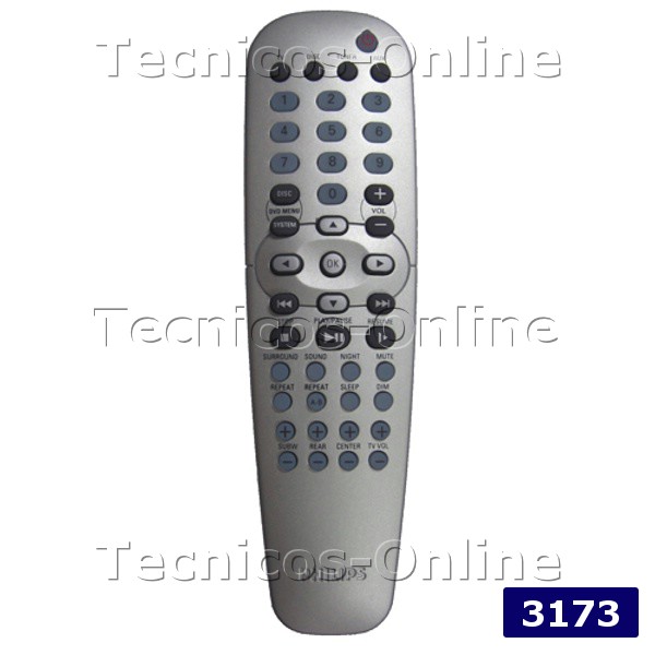 HOM-602 Control Remoto DVD HOME PHILIPS