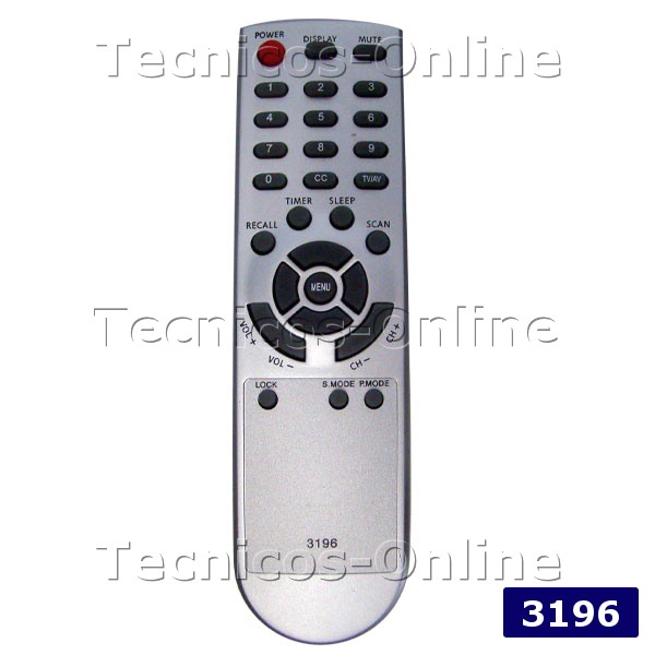 3196 Control Remoto TV FIRST LINE HYUNDAI S DORADA