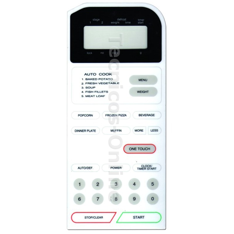 3236 Membrana-Frente de Microondas MD151 AURORA KOR-814MOA