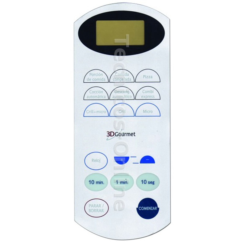 3425 Membrana-Frente de Microondas BGH MD163 28560