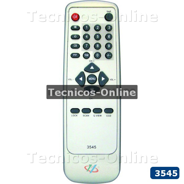 3545 Control Remoto TV HITACHI KF5000